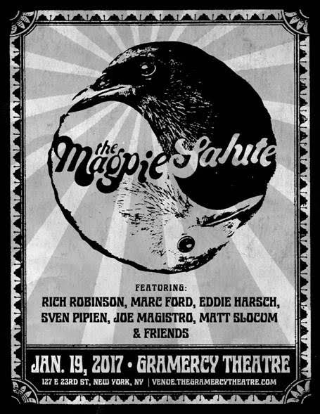 THE MAGPIE SALUTE REUNITES BLACK CROWES MEMBERS, FIRST SHOW SET FOR GRAMERCY THEATRE IN JANUARY