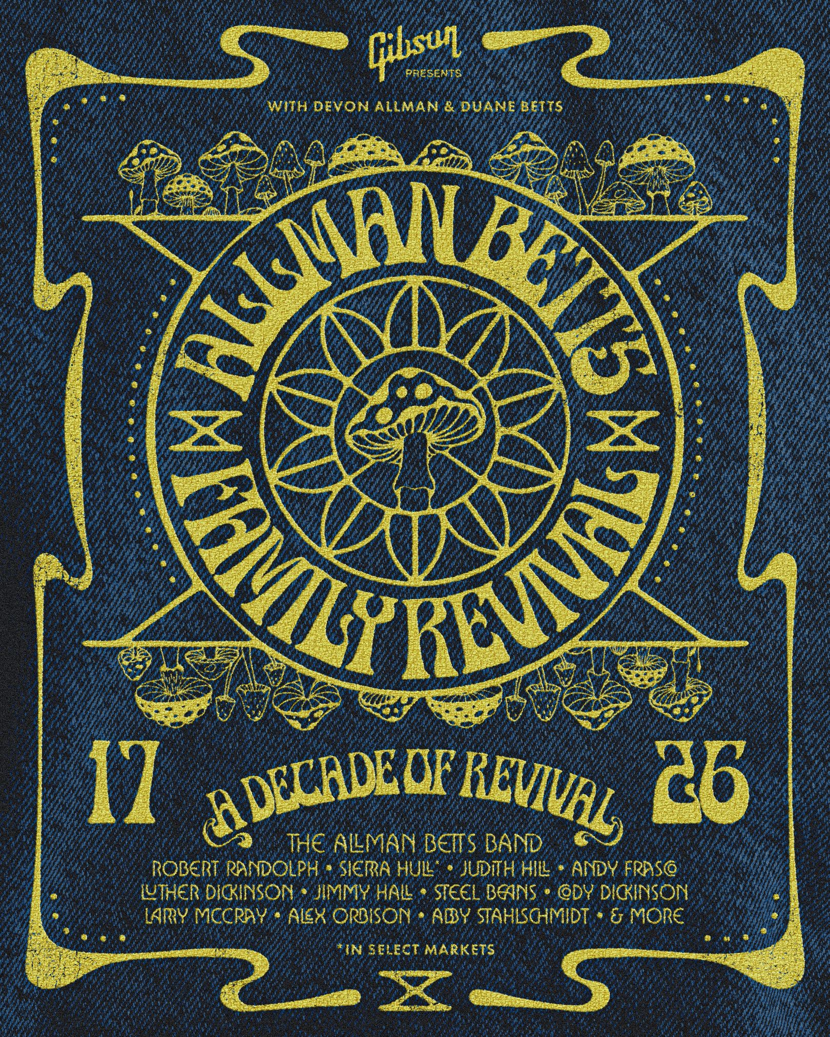 ALLMAN BETTS FAMILY REVIVAL RETURNS FOR 10th YEAR